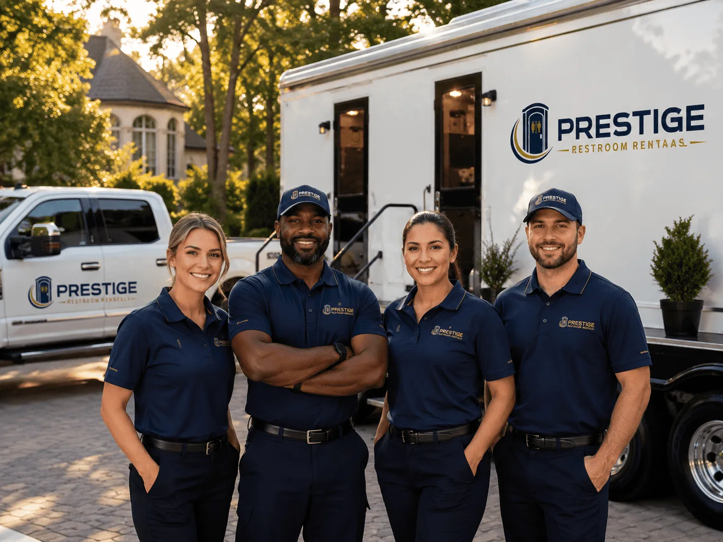 Trusted Luxury Portable Restrooms company in Midkiff, TX
